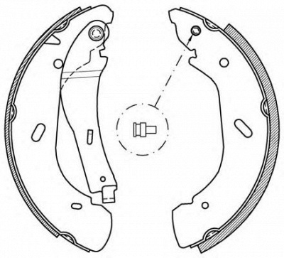 OPEN PARTS bsa204800 -  Комплект тормозных колодок